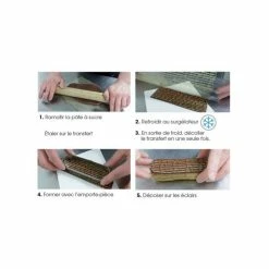 Feuille Transfert Chocolat Motif Joyeuses Fêtes 250x400 mm (x3) Florensuc -Pavoni Shop feuille transfert chocolat motif joyeuses fetes 250x400 mm x3 florensuc 4