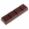 Moule Chocolat Barre à Damier (x6) Chocolate World -Pavoni Shop moule chocolat barre a damier x6 chocolate world