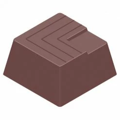 Moule Chocolat Carré Strié (x21) Chocolate World