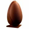 Moule Chocolat Oeuf Stripe Ø 13 x H 20 cm (x2) Pavoni -Pavoni Shop moule chocolat oeuf stripe o 13 x h 20 cm x2 pavoni