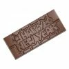 Moule Chocolat Tablette Happy New Year (x4) Chocolate World -Pavoni Shop moule chocolat tablette happy new year x4 chocolate world