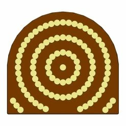 Moule Embout de bûche Perles 78 x 85 mm Mallard Ferrière