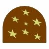 Moule Embout de bûche Petites Etoiles 80 x 68 mm Mallard Ferrière -Pavoni Shop moule embout de buche petites etoiles 80 x 68 mm mallard ferriere