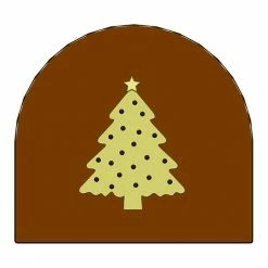 Moule Embout de bûche Sapin de Noël 78 x 85 mm Mallard Ferrière